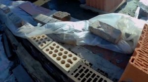 Кладка керамических блоков Porotherm с облицовкой кирпичом. Свой дом