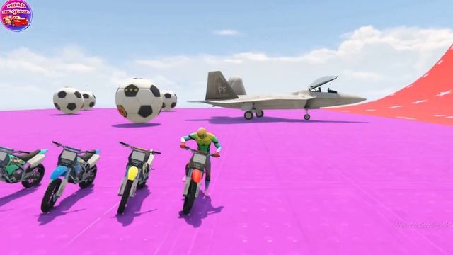 GTA V Epic New Stunt Race For Car Racing Spider Man Super Hero Challenge by Trevor and Shark смотреть онлайн