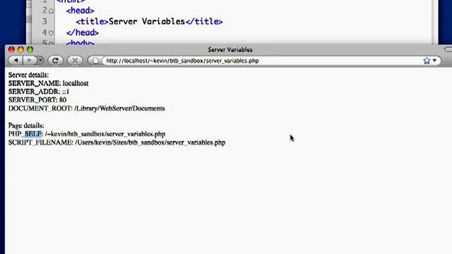 02 05 Setting server and request variables смотреть онлайн