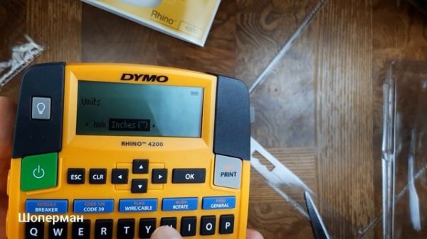 DYMO RHINO 4200 Label Maker Review / Обзор принтера стикеров