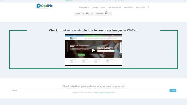 CS-Cart: Images optimization and compression plugin by OptiPic смотреть онлайн