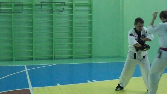 Хапкидо - Работа на падах, контратака 2 смотреть онлайн