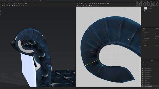 3d моделирование складок на подлокотнике дивана в Marvelous Designer | 3d Modeling | Free Sewing