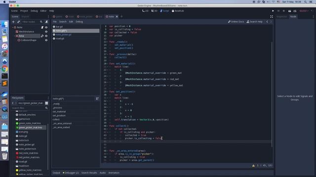 Godot Engine 3D Rhythm Based Game Tutorial / Part 3 - Handle collisions and collect notes смотреть онлайн