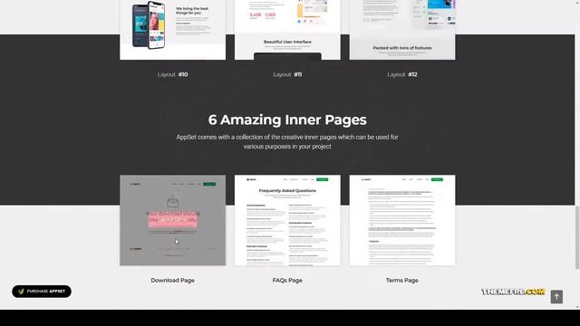 Hashimoto - App landing WordPress Theme app app landing template смотреть онлайн