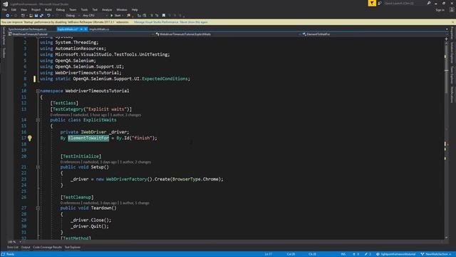 Selenium Waits (NEW RELEASE 2018)- Customizing the WebDriverWait смотреть онлайн