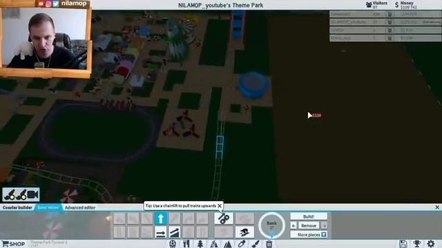 №916: ОПАСНЫЙ АТТРАКЦИОН В РОБЛОКС - Roblox - Theme Park Tycoon 2 #7 смотреть онлайн