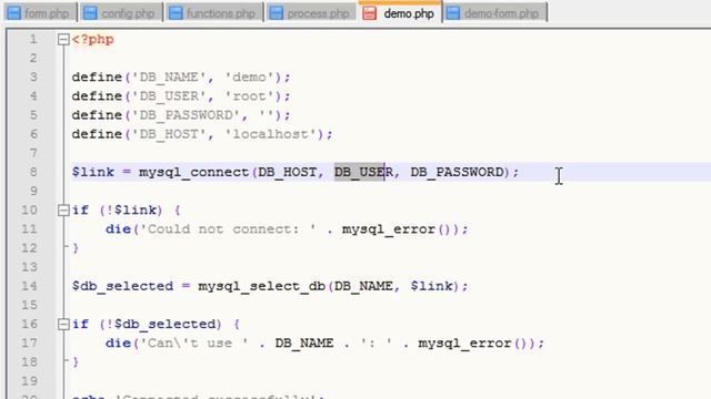 How to Create an HTML Form That Stores Data in a MySQL Database Using PHP Part 2 of 4 смотреть онлайн