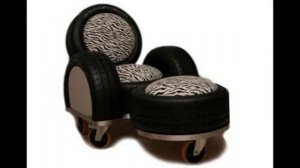 Забавная мебель своими руками из покрышек и шин для дачи