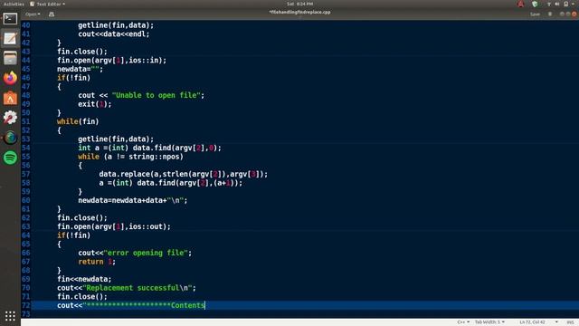 C++ Code For Finding Replacing String Using File Handling. смотреть онлайн