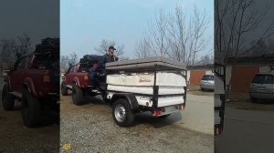 Палатка на крышу автомобиля своими руками. Отопитель в прицеп Крепыш. Вебасто для отопления палатки