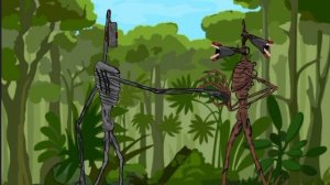 сирено головый против светофоро голового (рисую мультфильмы 2)