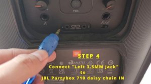 How to connect mixer to JBL partybox 710 and JBL partybox 310 #jbl