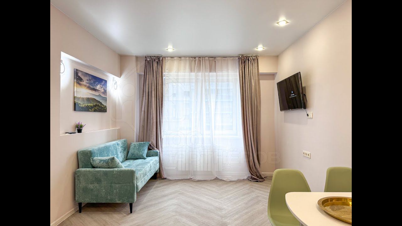 Рум-тур по 2-комнатной квартире в ЖК "Художник - ул. Красноказачья, 23/3 (аренда)" смотреть онлайн