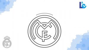 HOW TO DRAW THE REAL MADRID LOGO | EASY DRWAWING