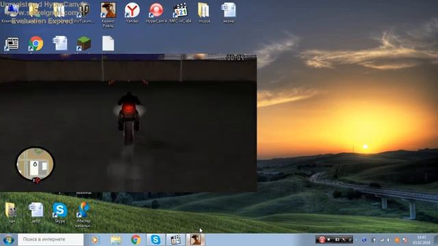 Учение вождения на мотоцикле ГТА 4.5 смотреть онлайн