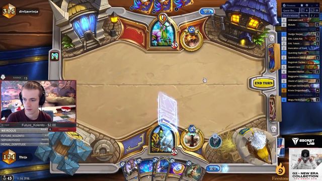 An Unlikely Lethal - Death by Frost Shock! (Quest Shaman - Hearthstone Constructed) смотреть онлайн