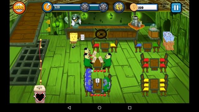 SpongeBob SquarePants Diner Dash Deluxe Gameplay (World 3) смотреть онлайн