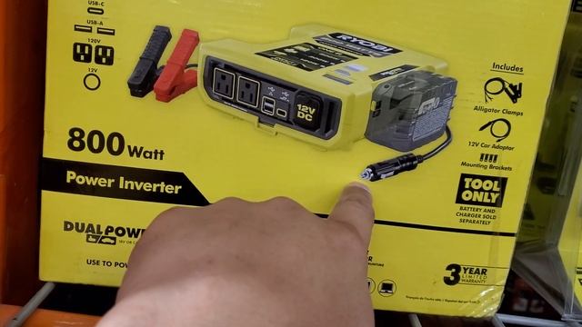 REVIEW- RYOBI ONE+ 18V 800-Watt Max 12V Automotive Power Inverter /Dual USB Ports- IS IT ANY GOOD? смотреть онлайн