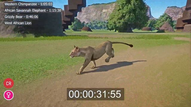 Vengeful Animals Speed Races In Planet Zoo Included Hyena, Bear, Lion, Wolf, Elephant
