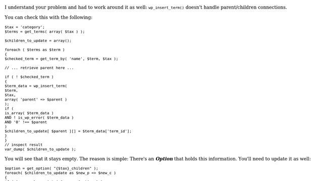 Wordpress: Custom Taxonomies not retaining hierarchy while importing from one site to another смотреть онлайн