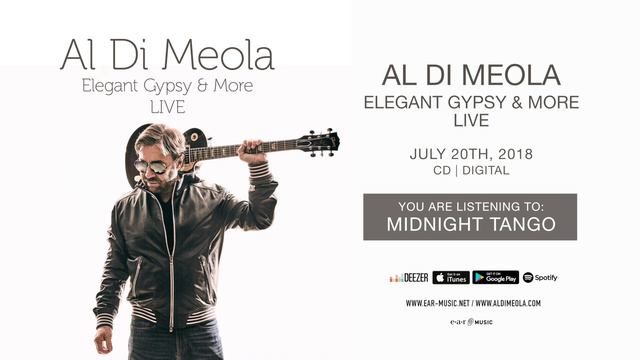 Al Di Meola - "Midnight Tango" (LIVE) - Official Song Stream смотреть онлайн