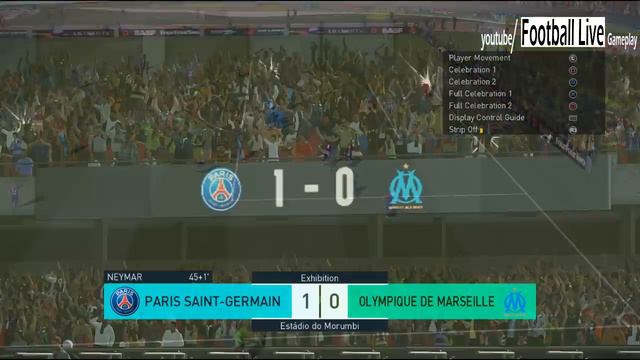 PES 2018 | PSG vs Marseille | NEYMAR Free Kick Goal | Gameplay PC смотреть онлайн