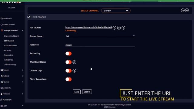 How to Extract RTMP, RTSP, UDP, MP4 Sources for Live STreaming? | Livebox Streaming Server смотреть онлайн