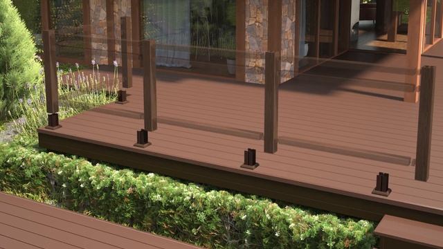 Ограждение из ДПК "Этьен" смотреть онлайн