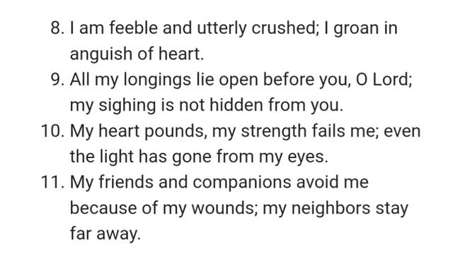 PSALM 38 NIV AUDIO BIBLE смотреть онлайн