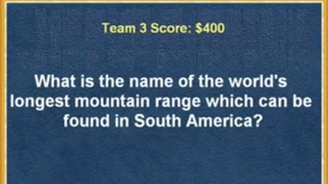 Jeopardy Gameshow Maker for Windows смотреть онлайн