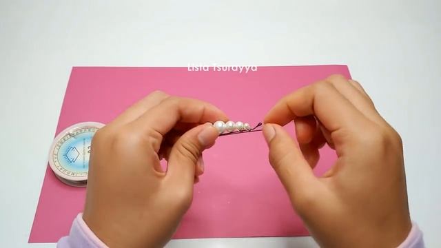 3 Tutorial Jepit Rambut Korea Simple | How to make handmade hair clip | Pearl hair clips смотреть онлайн