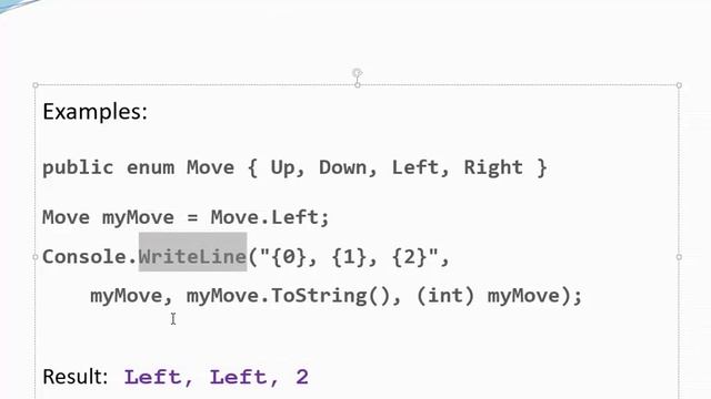 C# for Java Programmers - Enums смотреть онлайн