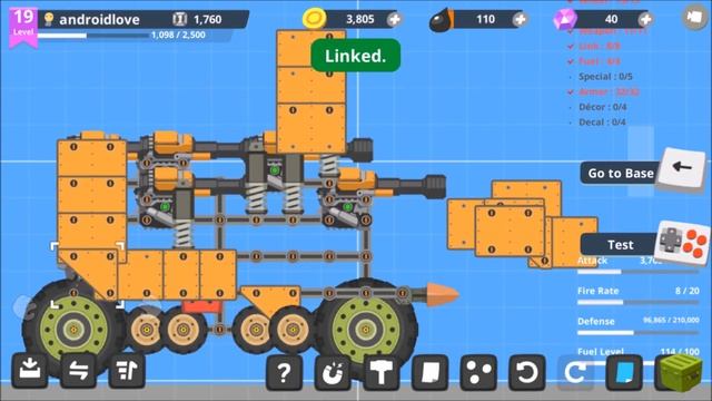 Super Tank Rumble Super Tank Tutorial - A lot of Cannons смотреть онлайн