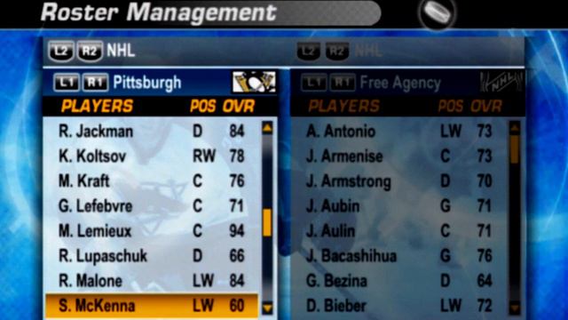 NHL 06 Pittsburgh Penguins Overall Player Ratings смотреть онлайн
