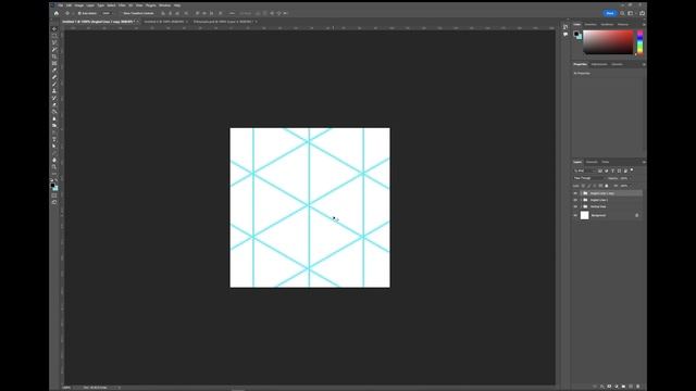 Creating isometric grids in photoshop with just 1 line using Photoshop the easiest way! смотреть онлайн