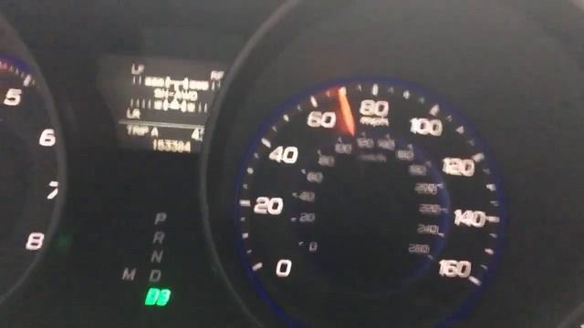 Acura MDX разгон 0-160км, режим D3 смотреть онлайн