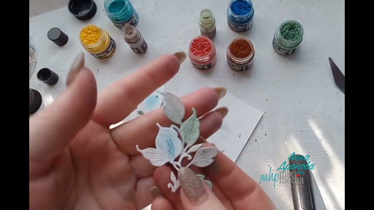 Мастр класс. Три способа сухого использования меловой пыли и сухих красок