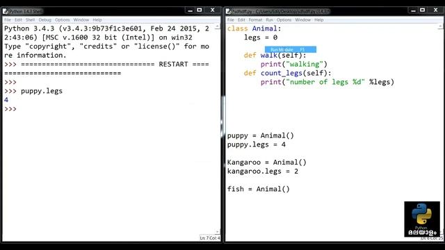 Python Malayalam Tutorial 26 What is 'SELF' смотреть онлайн