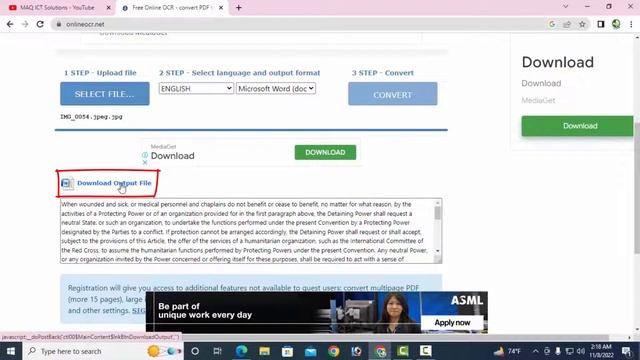 How to convert JPG to Doc by using Online OCR | Image or Photo to Docx | ছবি থেকে লেখা এমএস ওয়ার্ডে смотреть онлайн