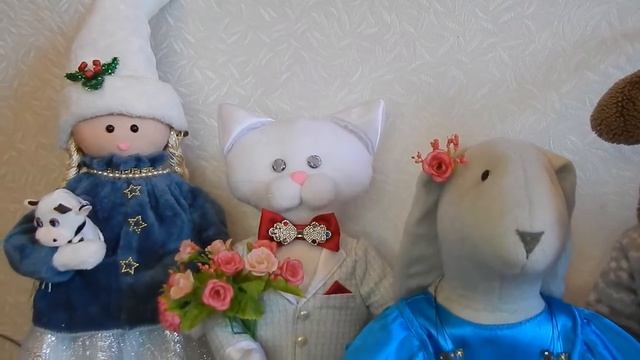Интерьерные куклы своими руками/Олень Свен, Зайцы, Кукла, Кот смотреть онлайн
