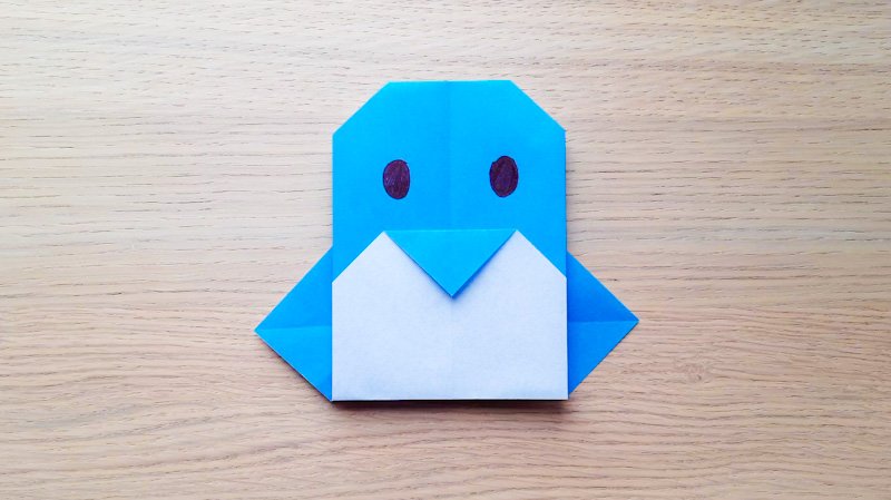 Оригами Пингвин | Пингвин из бумаги смотреть онлайн