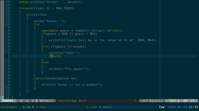 [dlang tutorial] 03-number-guess-cleanup: Refactoring the number guessing game смотреть онлайн