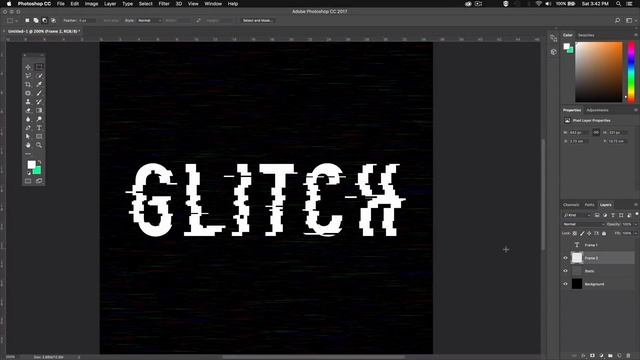 Photoshop Tutorials - Glitch Animation смотреть онлайн