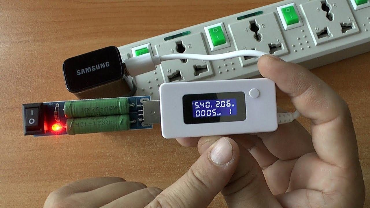 USB тестер и нагрузка в 2А