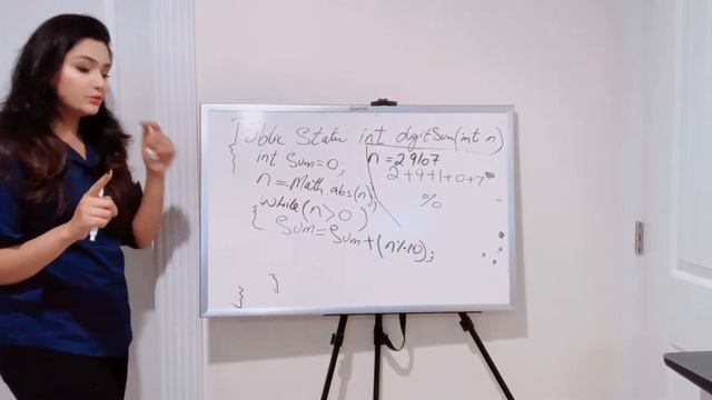 Digit Sum in Java Example смотреть онлайн