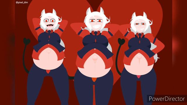 Helltaker cerberus belly dance смотреть онлайн