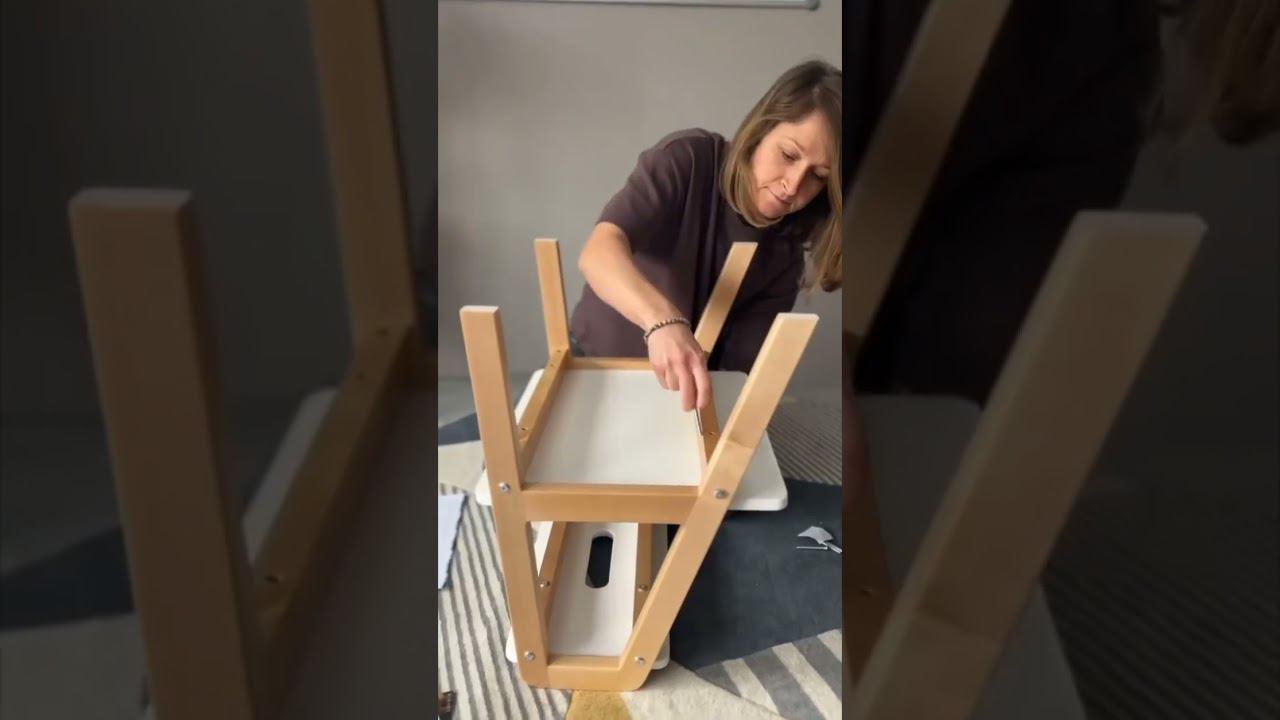 Собираю нашу стремянку из березы  #мастерская #мебельизмассива #производство #diy #великийновгород