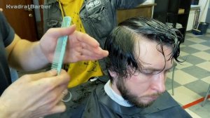 Удлиненная мужская стрижка / Как стричь / Мастер класс по удлиненным стрижкам. Техника стрижки воло