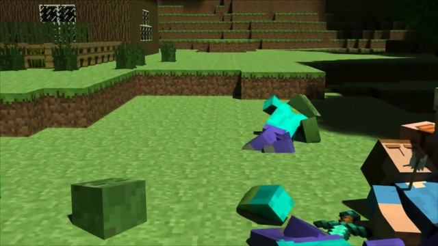 Minecraft маленькая история 5 первая кровь смотреть онлайн